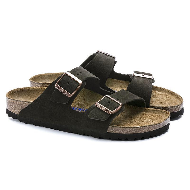 Arizona Birkenstock Soft Footbed Semisove Damske Čierne | SK 27SGL